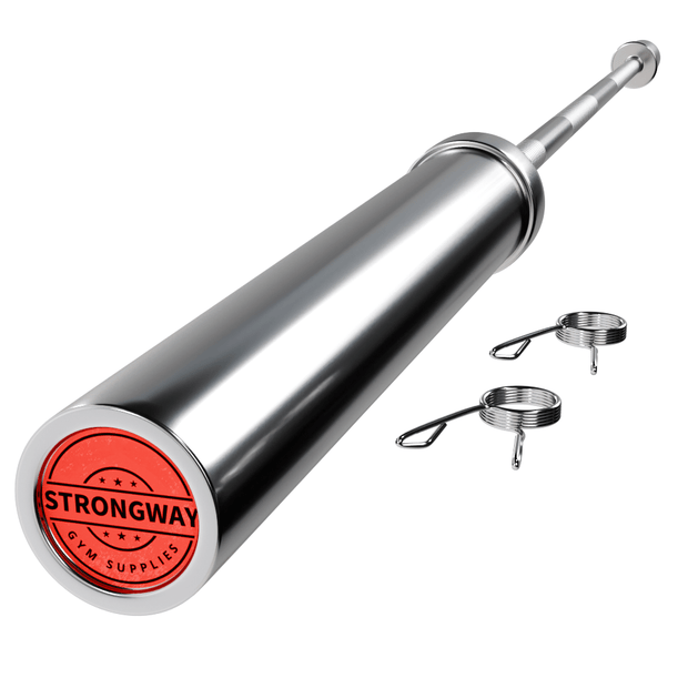 Strongway Gym Supplies 6FT Olympic Barbell Strongway 6FT Olympic Bar Barbell - (550LBS/250KG Rated)