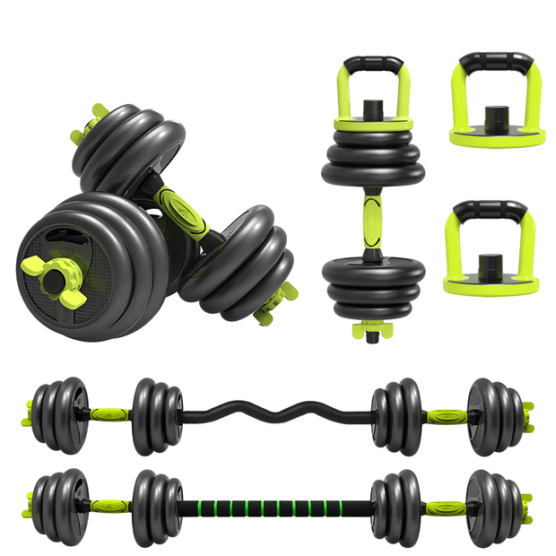 Strongway Gym Supplies 20KG Set Strongway Adjustable 6 in 1 Dumbbell Barbell Kettlebell Push Up Set - 20KG, 30KG and 40KG SETS