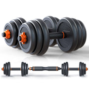 Strongway Gym Supplies Strongway Adjustable 6 in 1 Dumbbell Barbell Kettlebell Push Up Set - 20KG, 30KG and 40KG SETS