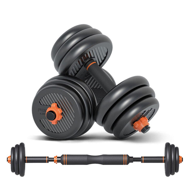 Strongway Gym Supplies Strongway Adjustable 6 in 1 Dumbbell Barbell Kettlebell Push Up Set - 20KG, 30KG and 40KG SETS