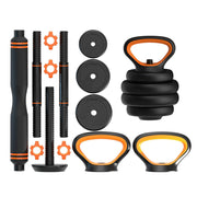 Strongway Gym Supplies Strongway Adjustable 6 in 1 Dumbbell Barbell Kettlebell Push Up Set - 20KG, 30KG and 40KG SETS