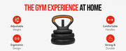Strongway Gym Supplies Strongway Adjustable 6 in 1 Dumbbell Barbell Kettlebell Push Up Set - 20KG, 30KG and 40KG SETS