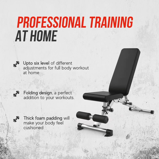 Strongway Gym Supplies Strongway Adjustable 6 in 1 Dumbbell Barbell Kettlebell Push Up Set - 20KG, 30KG and 40KG SETS with Adjustable Weight Bench