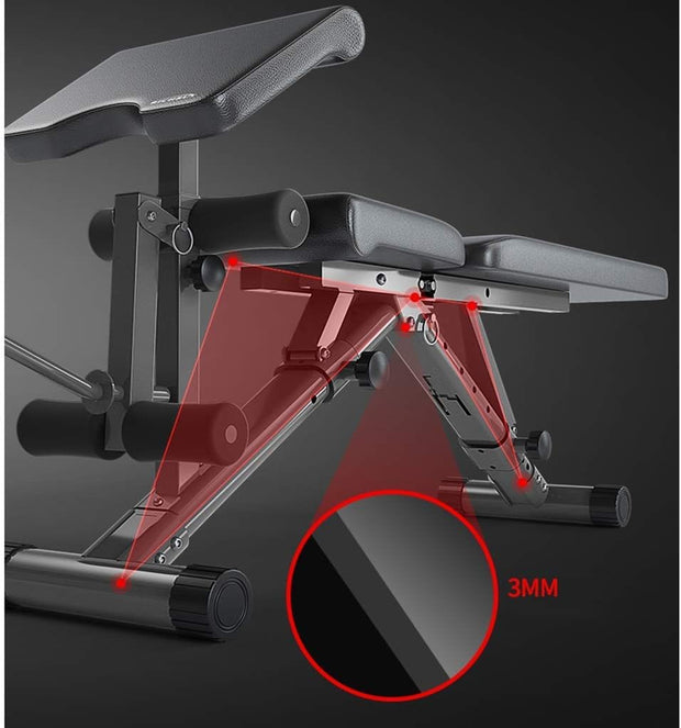 Strongway Gym Supplies Strongway Adjustable 6 in 1 Dumbbell Barbell Kettlebell Push Up Set - 20KG, 30KG and 40KG SETS with Adjustable Weight Bench