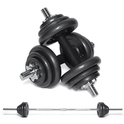 Strongway Gym Supplies 20KG Set Strongway Adjustable Dumbbell Barbell Set - 20KG 30KG 40KG 50KG SETS