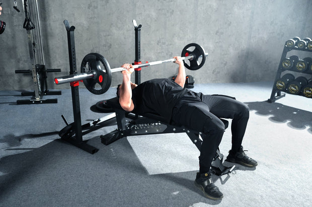 Strongway Gym Supplies Weight Lifting Machines & Racks Strongway Adjustable Full Squat and Barbell Rack