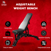 Strongway Gym Supplies Strongway Adjustable Weight Bench (Heavy Duty)