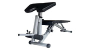 Strongway Gym Supplies Strongway Adjustable Weight Bench with Preacher Curl and Leg Workout (Foldable)