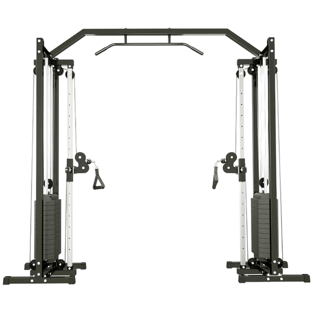 Strongway Gym Supplies Strongway Cable Crossover Machine with Weights (150KG) and Pull Up Bar
