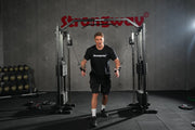 Strongway Gym Supplies Strongway Cable Crossover Machine with Weights (150KG) and Pull Up Bar