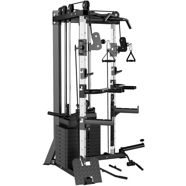 Cable Crossover with Weights | Strongway Gym Supplies