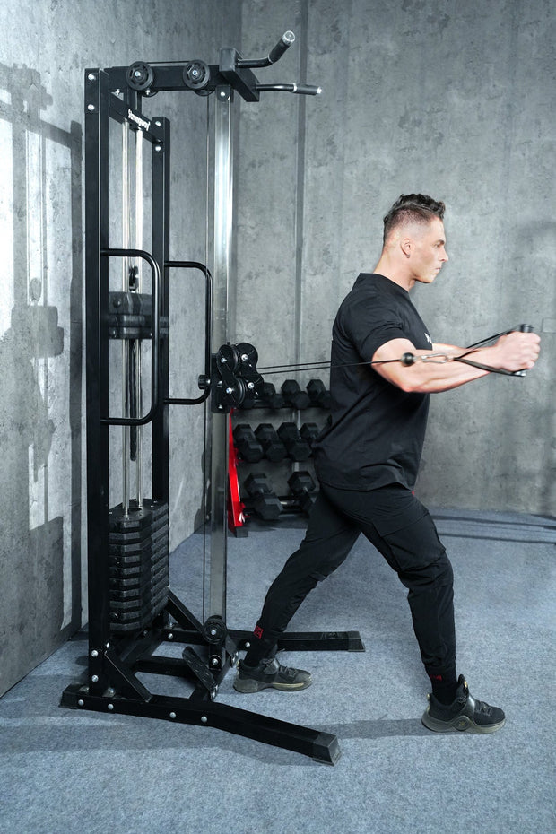 Strongway Gym Supplies Strongway Cable Crossover with Weights