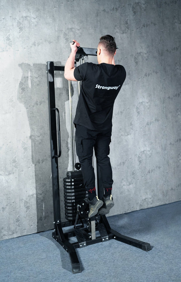 Strongway Gym Supplies Strongway Cable Crossover with Weights