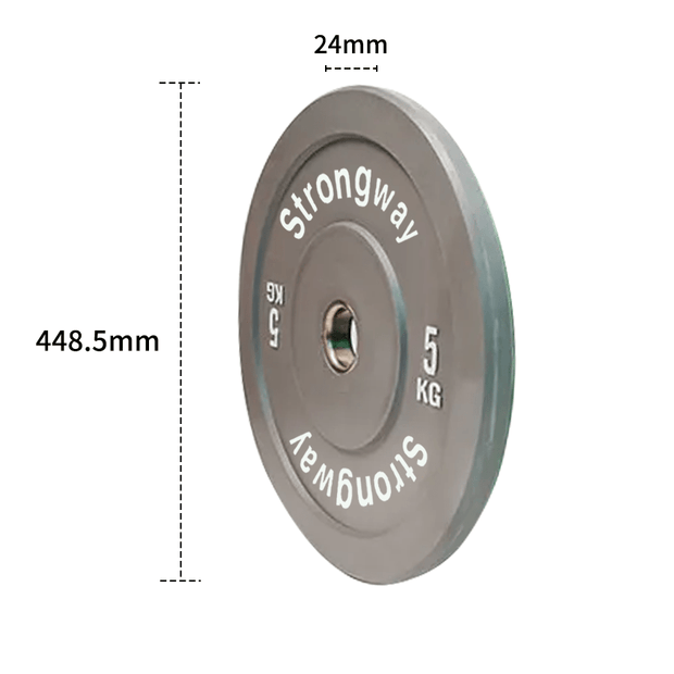 Strongway Gym Supplies Strongway Coloured Premium Olympic Bumper Weight Plates