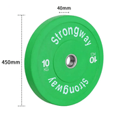 Strongway Gym Supplies Strongway Coloured Premium Olympic Bumper Weight Plates