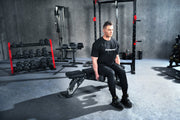Strongway Gym Supplies Strongway Complete Hex Dumbbells Set with 3 Tier Storage Rack + Adjustable Weight Bench
