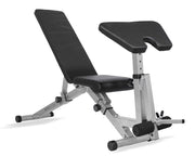 Strongway Gym Supplies Strongway Complete Hex Dumbbells Set with Storage Stand and Adjustable Weight Bench