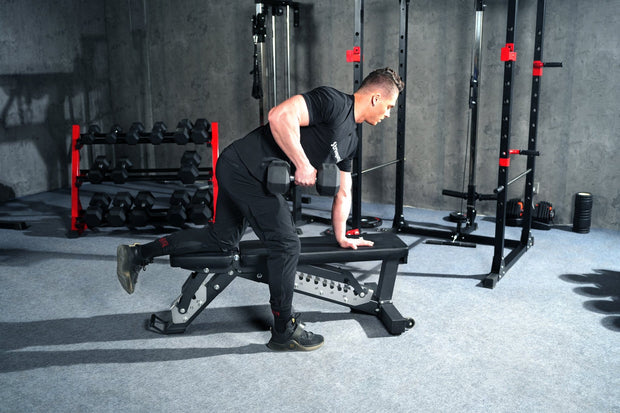 Strongway Gym Supplies Strongway Complete Hex Dumbbells Set with Storage Stand