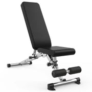 Strongway Gym Supplies Strongway Complete Rubber Dumbbells Set with Storage Stand and Adjustable Weight Bench