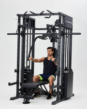 Strongway Gym Supplies Strongway ELITE Multi Gym Smith Machine with Weights - Multifunction Home Gym Machine