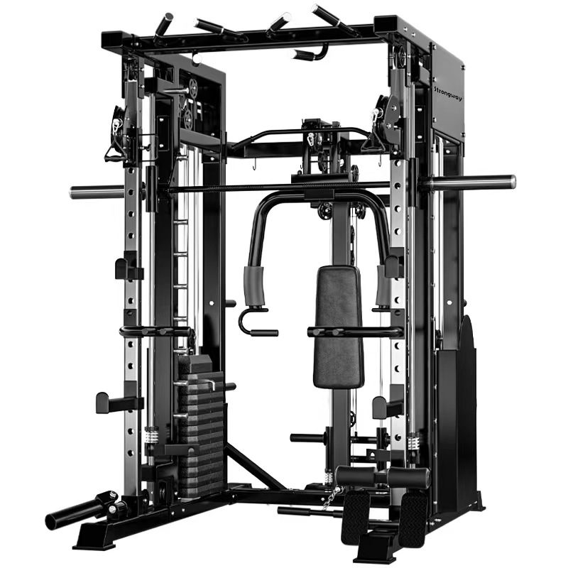 Power Rack Strongway Multi Gym Smith Machine With 177KG Weight Stack ...