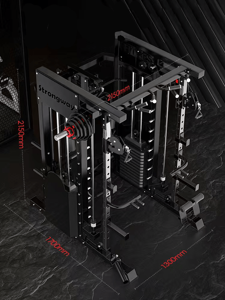 Power Rack Strongway Multi Gym Smith Machine With 177KG Weight Stack ...