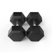 Strongway Gym Supplies Strongway Hex Dumbbells (Pairs) Rubber Dumbbells