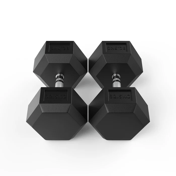Strongway Gym Supplies Strongway Hex Dumbbells (Pairs) Rubber Dumbbells