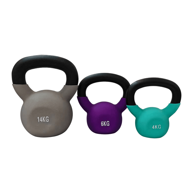 Strongway Gym Supplies Strongway Kettlebell Sets - Neoprene Covered Kettlebells 4KG-16KG