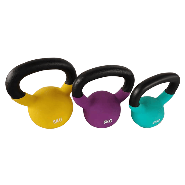 Strongway Gym Supplies Strongway Kettlebell Sets - Neoprene Covered Kettlebells 4KG-16KG