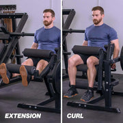 Strongway Gym Supplies Strongway Leg Curl and Extension Machine