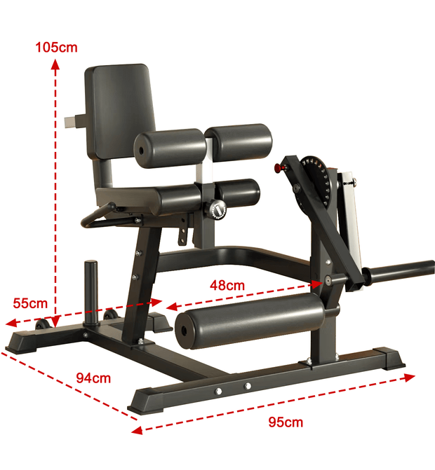 Strongway Gym Supplies Strongway Leg Curl and Extension Machine