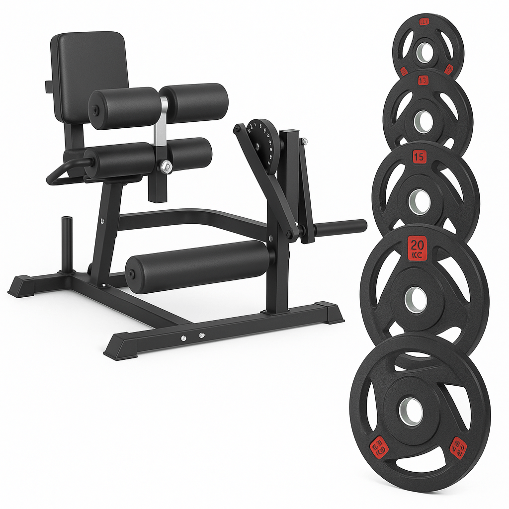 H Way Machine Strongway Leg Curl and Extension Machine with Weights Packages