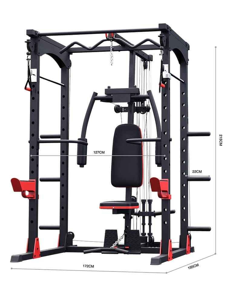Strongway Multi Gym with Weights - Multifunction Home Gym Machine ...