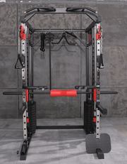 Strongway Gym Supplies Strongway Multi Gym Smith Machine with Weights - Multifunction Home Gym Machine