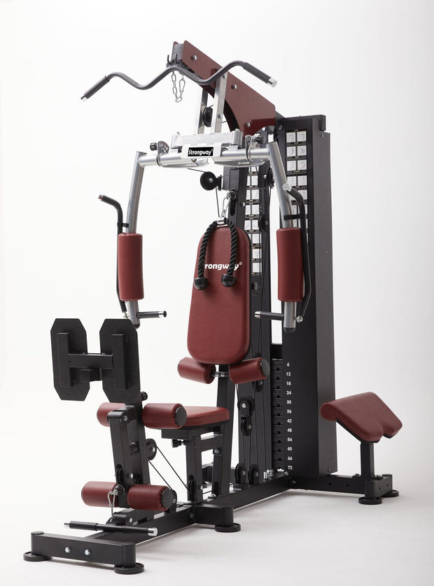 Strongway Multi Gym with Weights – Home Gym Versatility