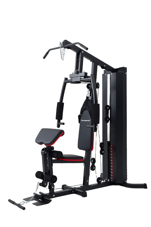 Strongway Gym Supplies Strongway Multi Gym with Weights - Multifunction Home Gym Machine