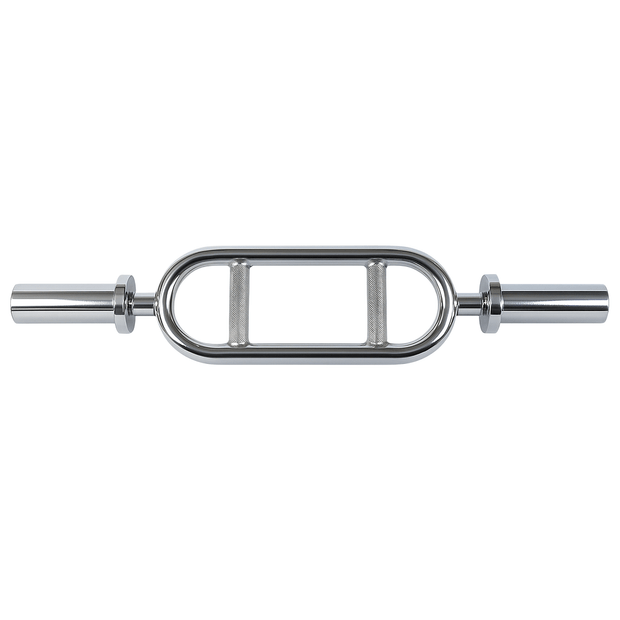 Strongway Gym Supplies 7FT Olympic Barbell Strongway Olympic 2" Tricep Bar With Spring Collars