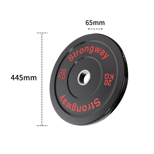 Strongway Gym Supplies Strongway Olympic Bumper Weight Plates