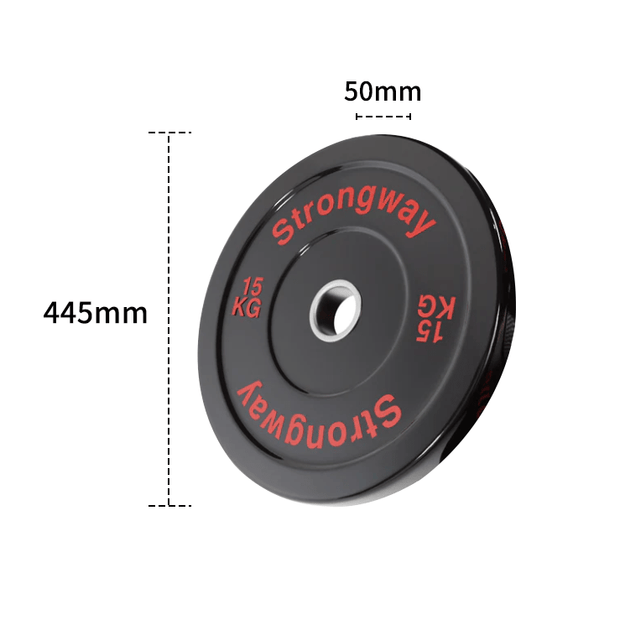 Strongway Gym Supplies Strongway Olympic Bumper Weight Plates