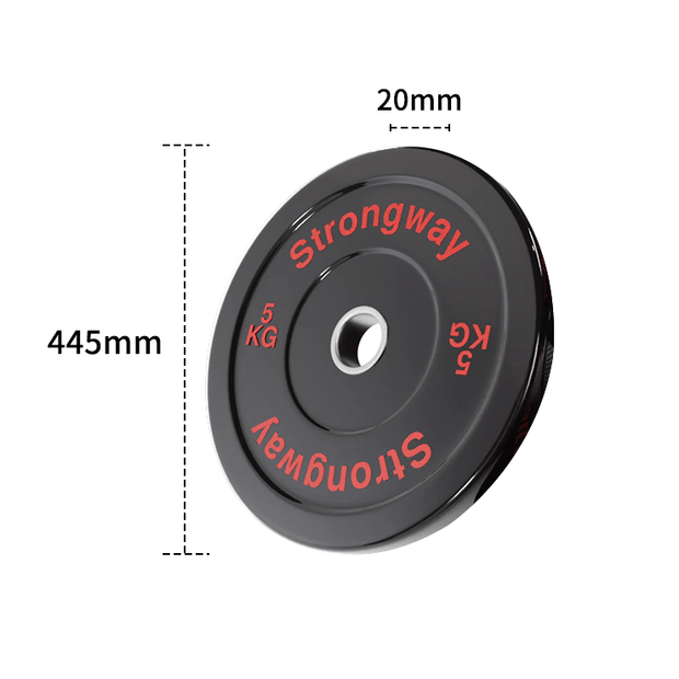 Strongway Gym Supplies Strongway Olympic Bumper Weight Plates