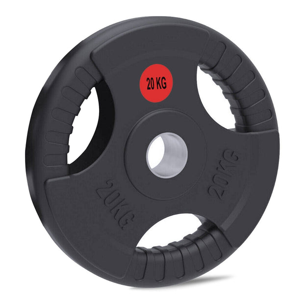 Strongway Gym Supplies 2x 20KG Strongway Olympic Tri-Grip Weight Plates