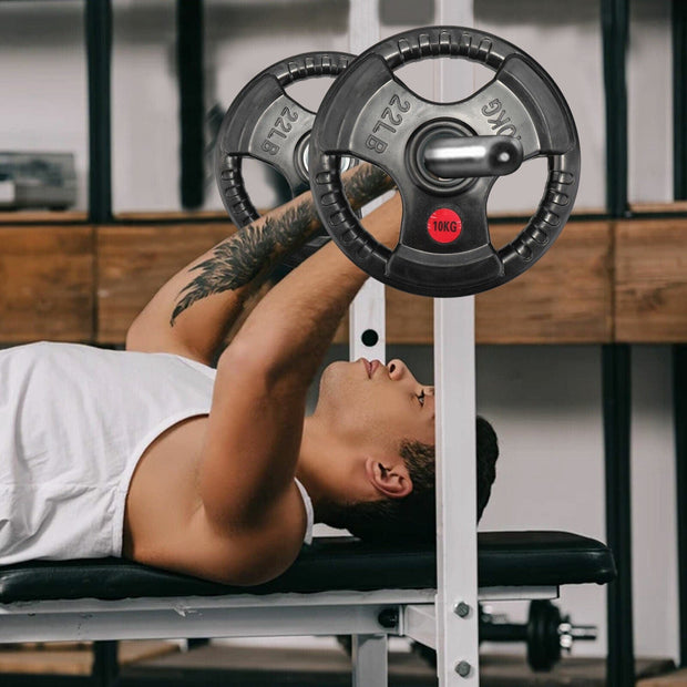 Strongway Gym Supplies Strongway Olympic Tri-Grip Weight Plates