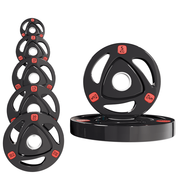 Strongway Gym Supplies Strongway Olympic Tri-Grip Weight Plates