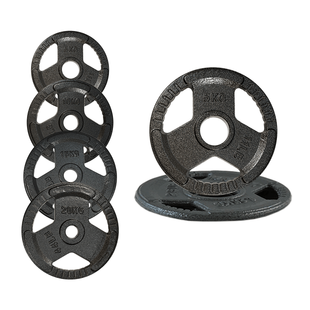 Strongway Gym Supplies Strongway Olympic Tri-Grip Weight Plates