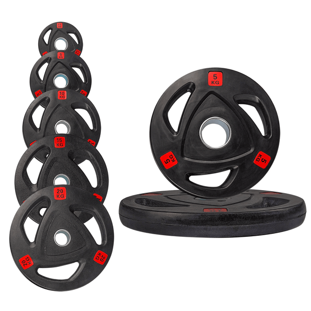 Strongway Gym Supplies Strongway Olympic Tri-Grip Weight Plates