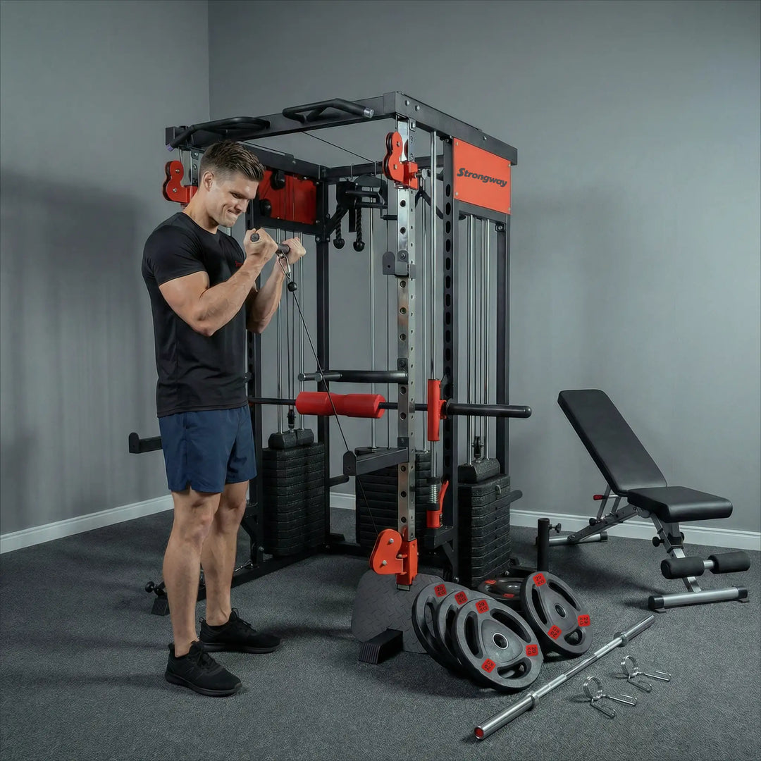 Explore Strongway Multi Gym Smith Machine for Home Gyms