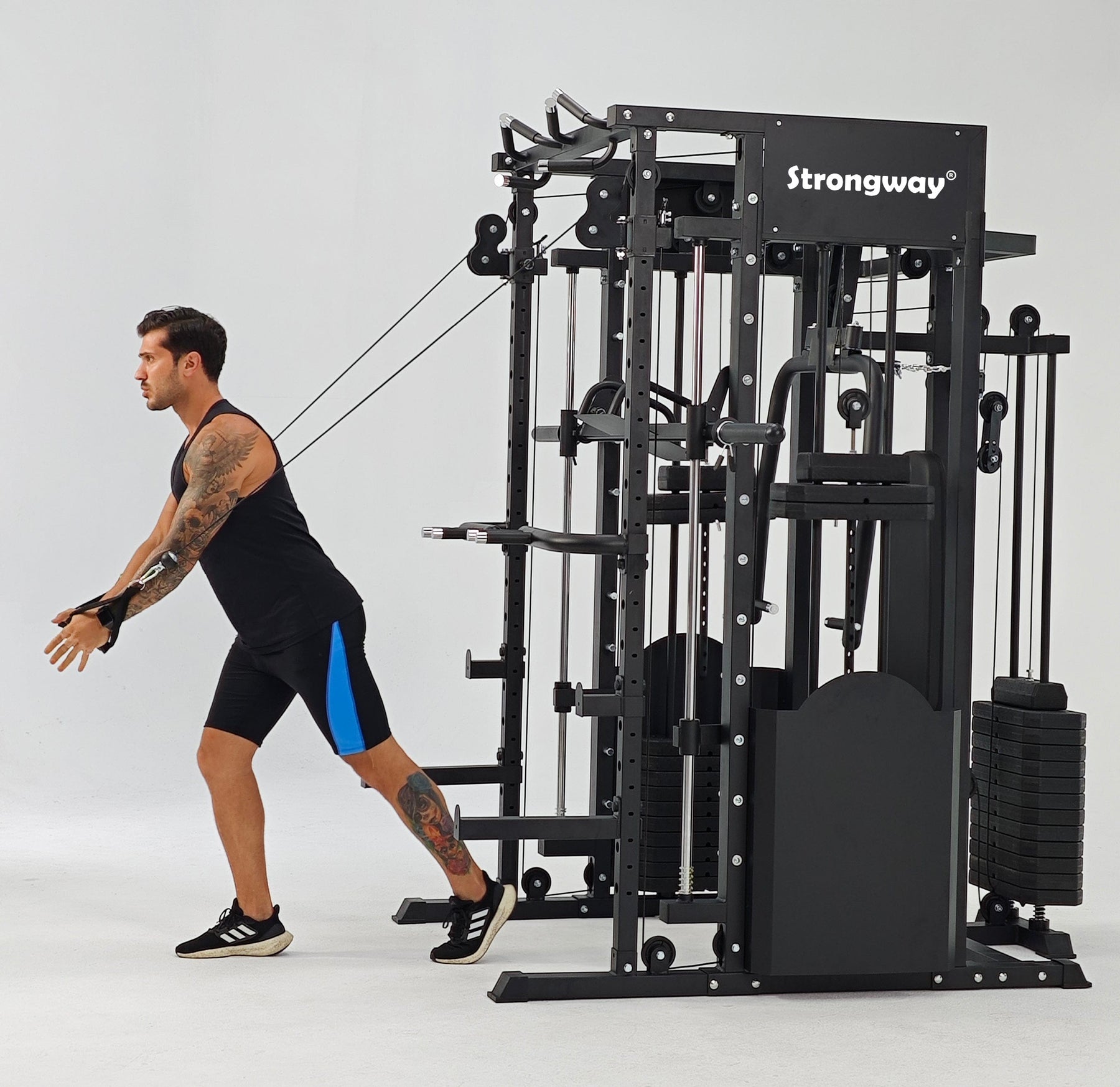 Strongway Multi Gym Smith Machine for Home Fitness Beginners