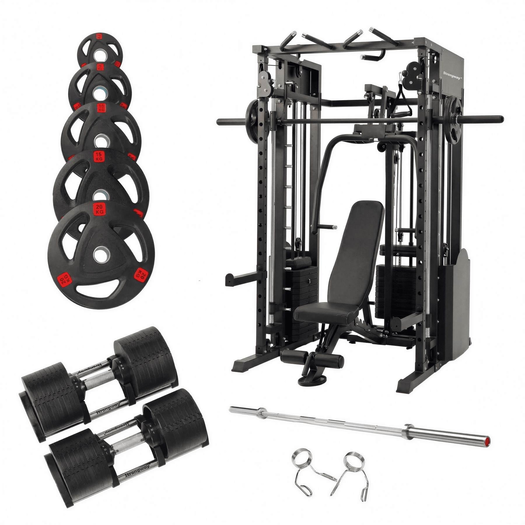 Strongway Multi Gym Smith Machine for Home Fitness Beginners