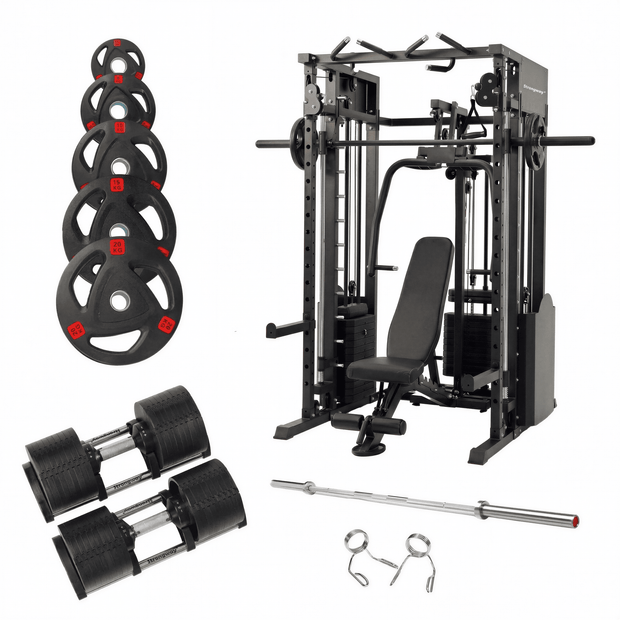 Strongway Multi Gym Smith Machine for Home Fitness Beginners